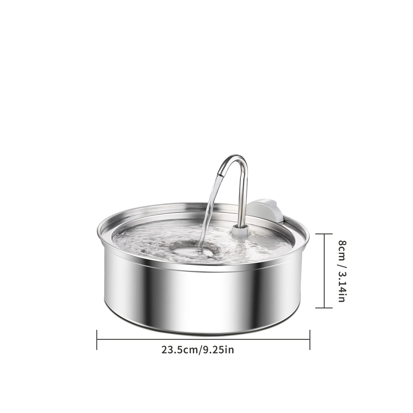 Fontaine à eau automatique en acier inoxydable pour chat et chien – Distributeur intelligent