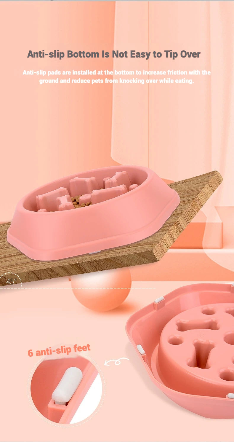 1.5-Cup Slow Feeder Bowl for Small and Medium Dogs – Labyrinth