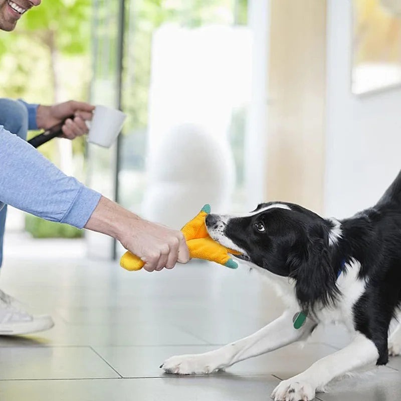 Animal-shaped Dog Squeaky Toy Bite-resistant Plush Pet Toys for Small Medium  Dogs Interactive Puppy Toys Dog Accessories