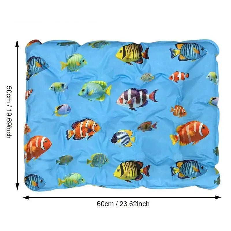 Pet Cooling Ice Mat For Dogs Cats Summer Non Toxic Self Cooling Pad For Indoor Outdoor Use