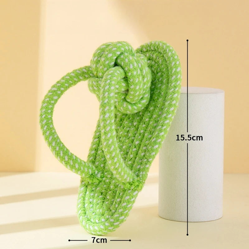 Dog Toy Rope Ball Toy for Dogs Training Toy for Dogs Teeth Cleaning Tug Toy Interactive Knot Rope Resistant To Biting Molars