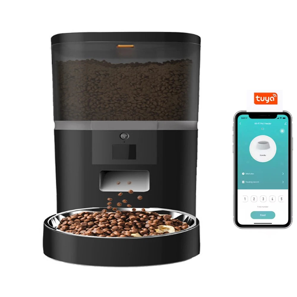 Double Meal Automatic Cat Feeder, Cat Feeder With Video, Tuya WIFI Automatic Dog Feeder, Programmable Pet Feeder, Multiple Models