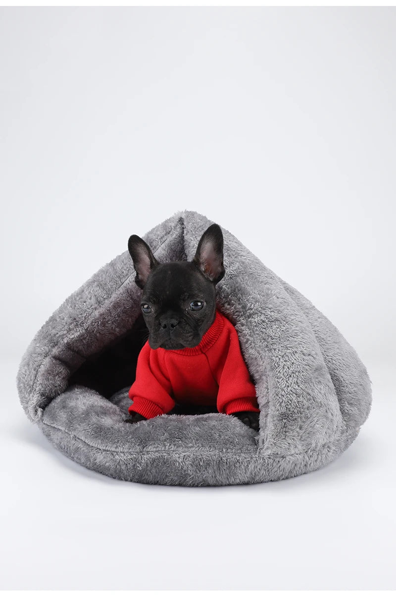 Lit douillet lavable pour chiens et chats — panier sofa en peluche toutes tailles