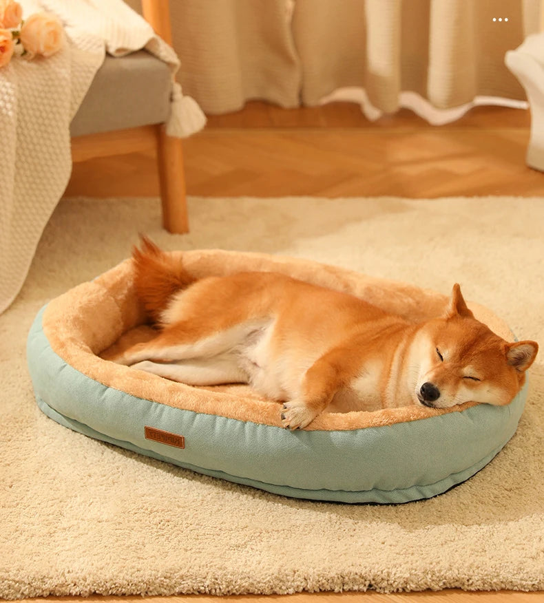 HOOPET Winter Comfortable Pet Mat Bed for Dogs Cats Fluff Sleeping Pad Dog Sofa Cushion Pet Calming Dog Bed House Pet Supplies