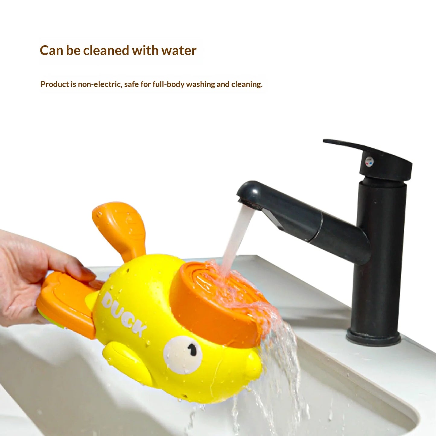 Distributeur automatique design canard pour chats et chiens — bol interactif intelligent
