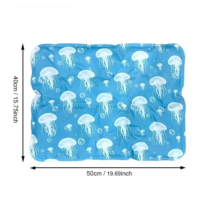 Pet Cooling Ice Mat For Dogs Cats Summer Non Toxic Self Cooling Pad For Indoor Outdoor Use