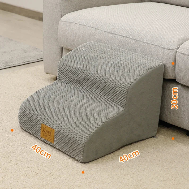 Escalier antidérapant démontable pour chien et chat — protection des hanches et articulations