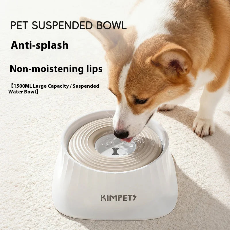 Gamelle d'eau flottante anti-éclaboussures pour chien – Petits et moyens chiens