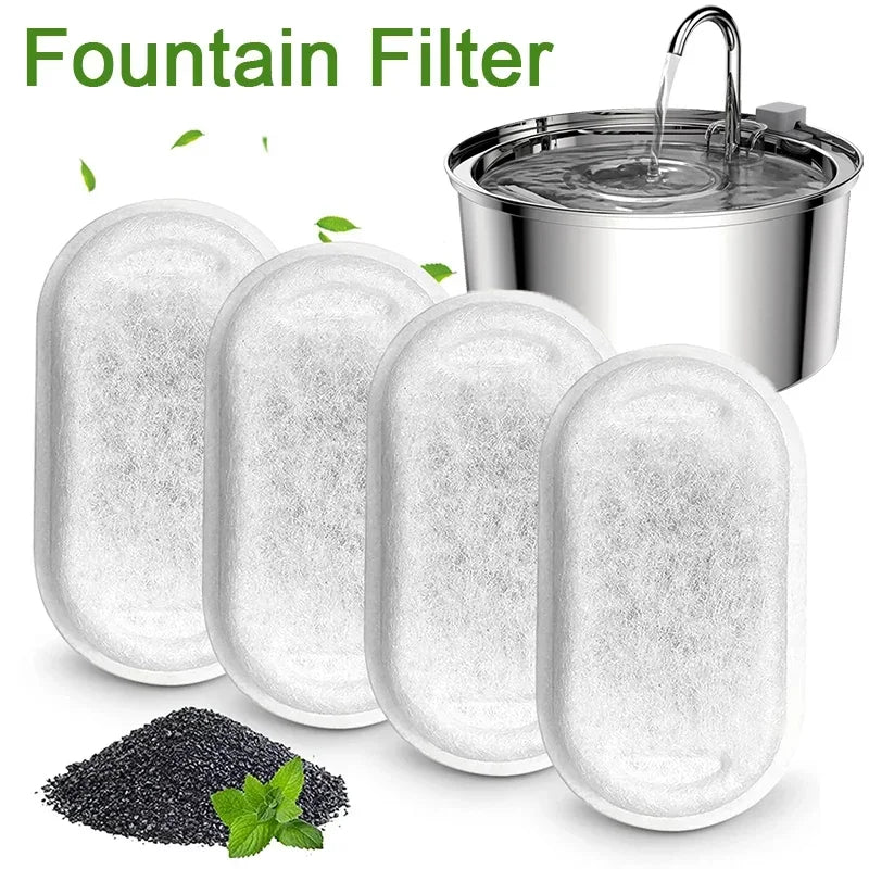 Filtres de remplacement pour fontaine à eau pour chat – 16 ensembles, 3,2 L et 2 L