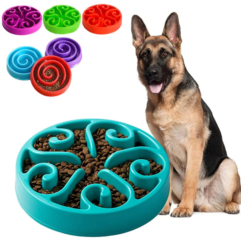 Gamelle anti-glouton puzzle pour chien – Antidérapante, grands et petits chiens