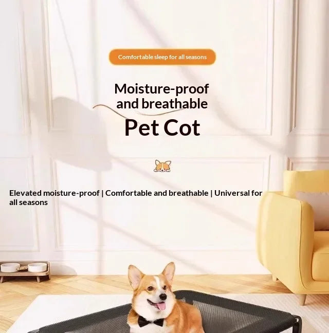 Elevated Dog Bed All Season Outdoor Indoor Waterproof Proof Raised Pet Cot Large Small Dogs Dog Beds Pet Accessories Dog Bed