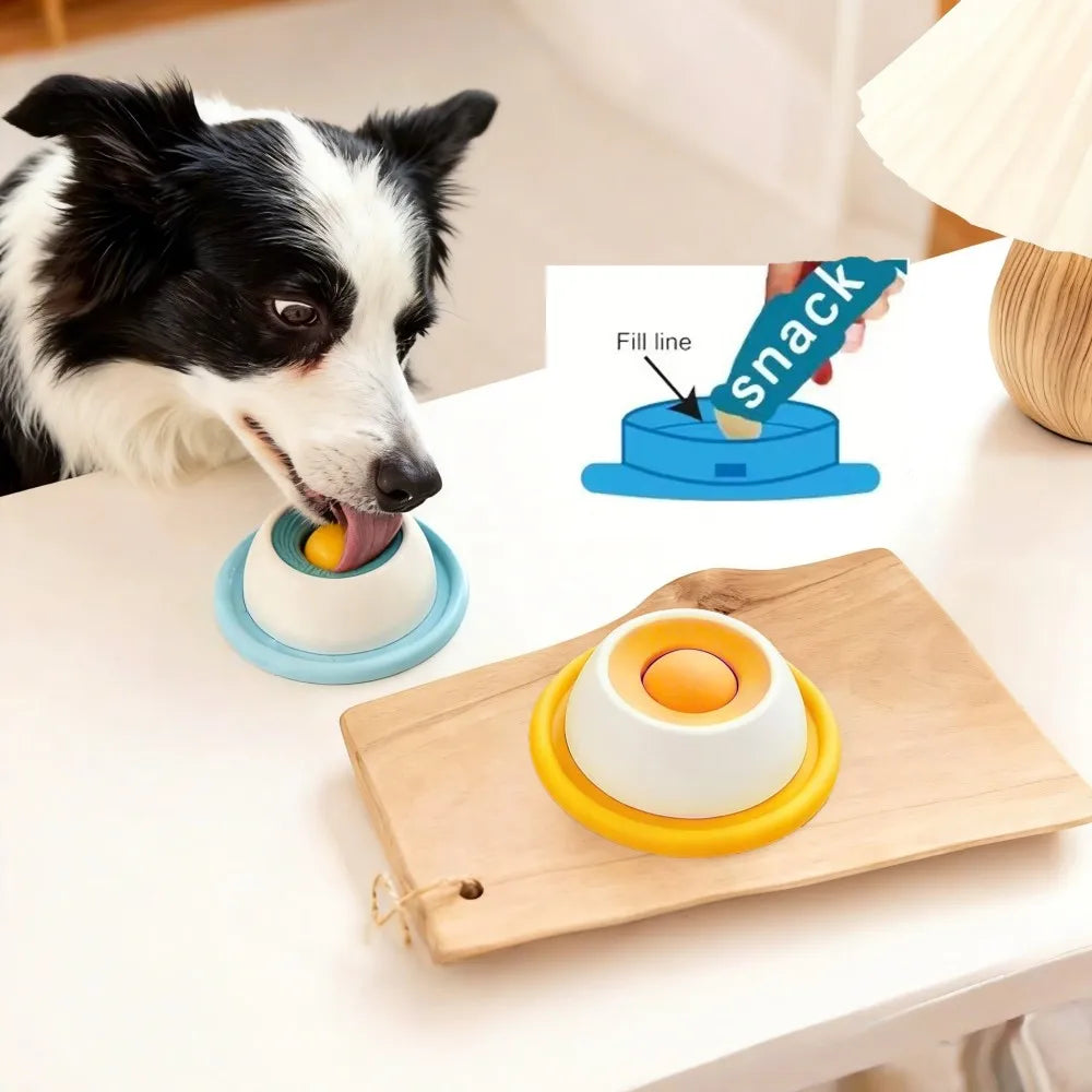 Tapis à lécher yaourt pour chien et chat – Hygiène buccale, alimentation lente