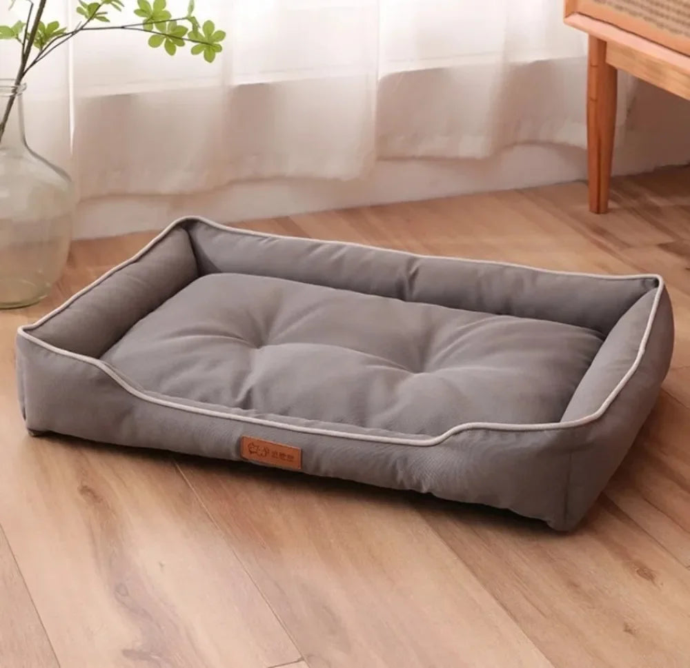 Waterproof Dog Bed 600D Oxford Pet Dogs Beds for All Seasons Thickened PP Cotton Filling Bite-resistant Pet Mat Dog Accessories