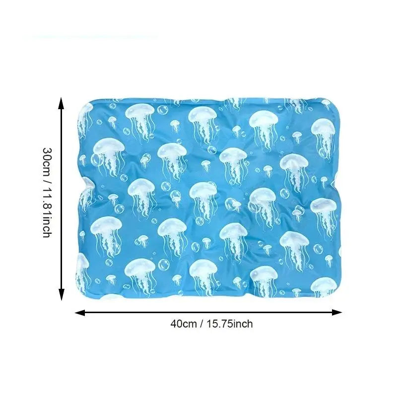 Pet Cooling Ice Mat For Dogs Cats Summer Non Toxic Self Cooling Pad For Indoor Outdoor Use