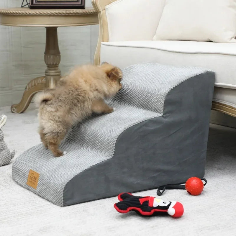 Escalier antidérapant démontable pour chien et chat — protection des hanches et articulations