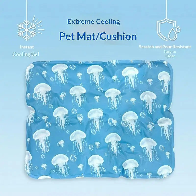 Tapis gel rafraîchissant non toxique auto-refroidissant pour chien et chat — caisse canapé sol