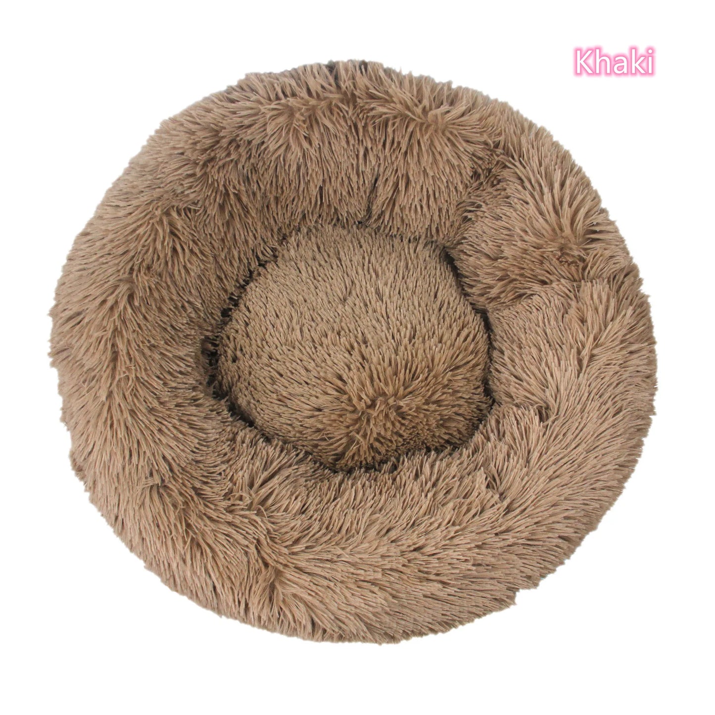 Lit donut super doux lavable pour chat et chien — confort hivernal optimal