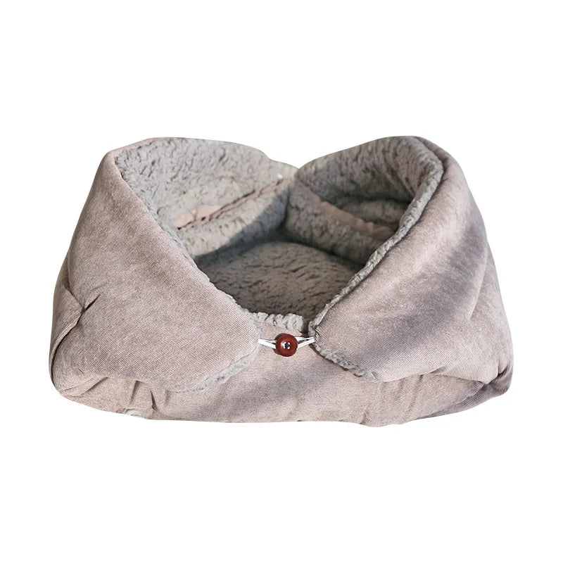 Tapis lit chaud multifonction pliable pour chat et petit chien — coussin intérieur toutes saisons