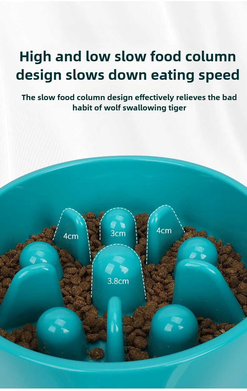 Anti-Gulp Anti-Spill Dog Bowl - Easy to Clean
