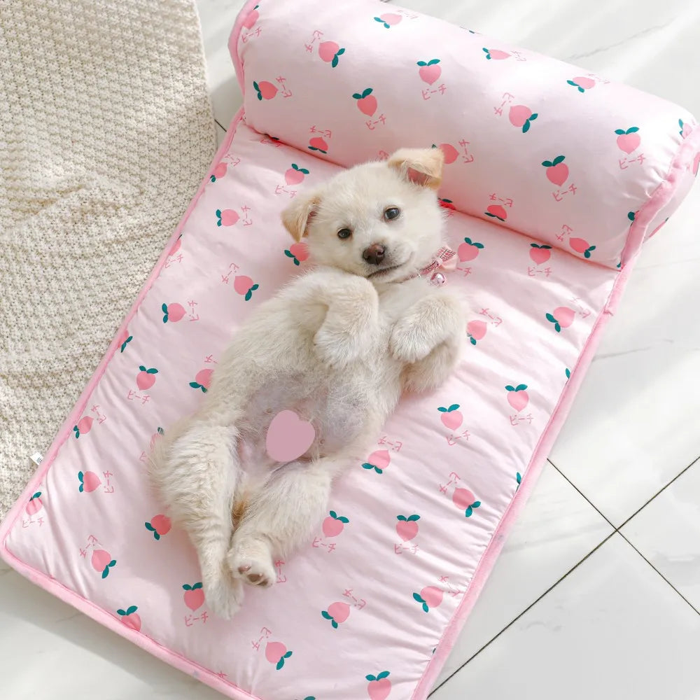 Dog Mat Cooling Summer Pad Mat For Dogs Cat Blanket Sofa Breathable Pet Dog Bed Summer Washable For Small Medium Large Dogs Mat