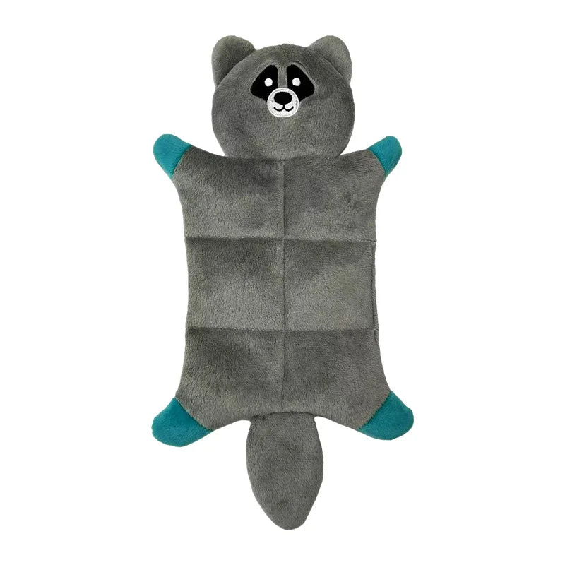 Animal-shaped Dog Squeaky Toy Bite-resistant Plush Pet Toys for Small Medium  Dogs Interactive Puppy Toys Dog Accessories