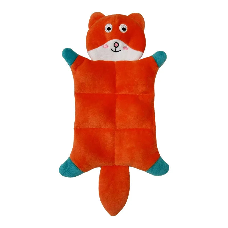 Animal-shaped Dog Squeaky Toy Bite-resistant Plush Pet Toys for Small Medium  Dogs Interactive Puppy Toys Dog Accessories