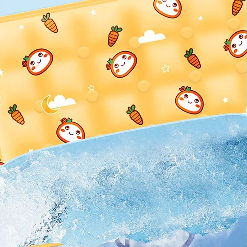 Tapis rafraîchissant réutilisable pour chien et chat — couverture glace durable canapé été