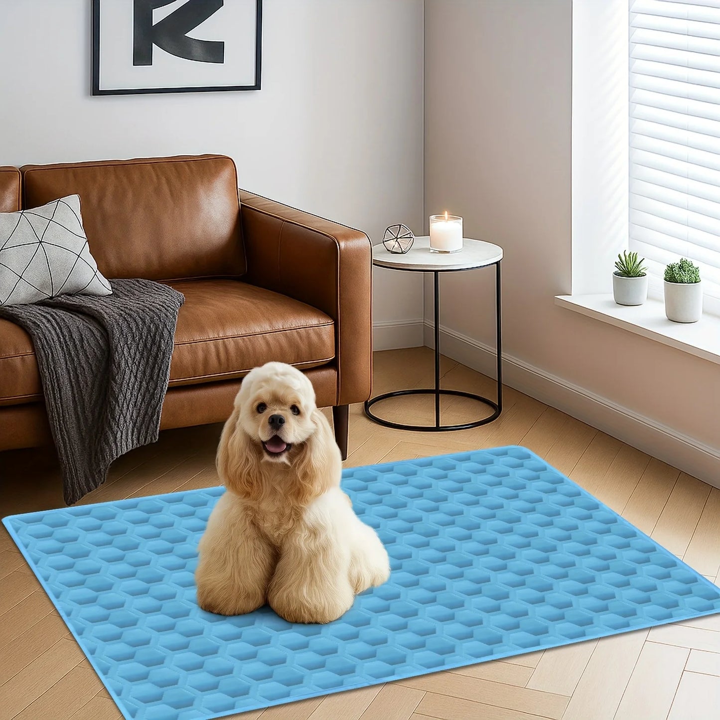 Dog Cooling Mat Summer Washable Portable Pet Cooling Pad for Dogs Cat Ice Silk Blanket Sofa Breathable Sleeping Mat