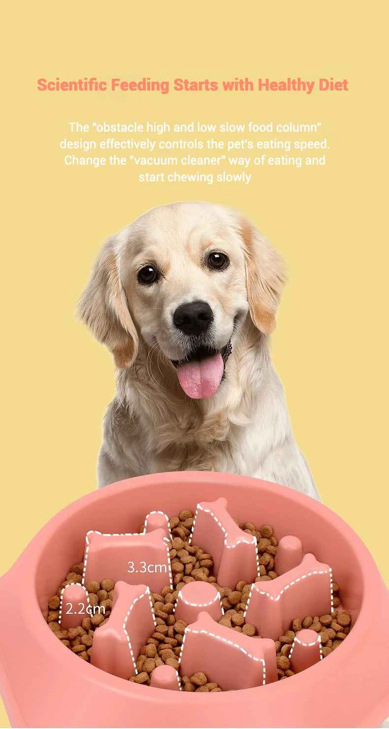 1.5-Cup Slow Feeder Bowl for Small and Medium Dogs – Labyrinth