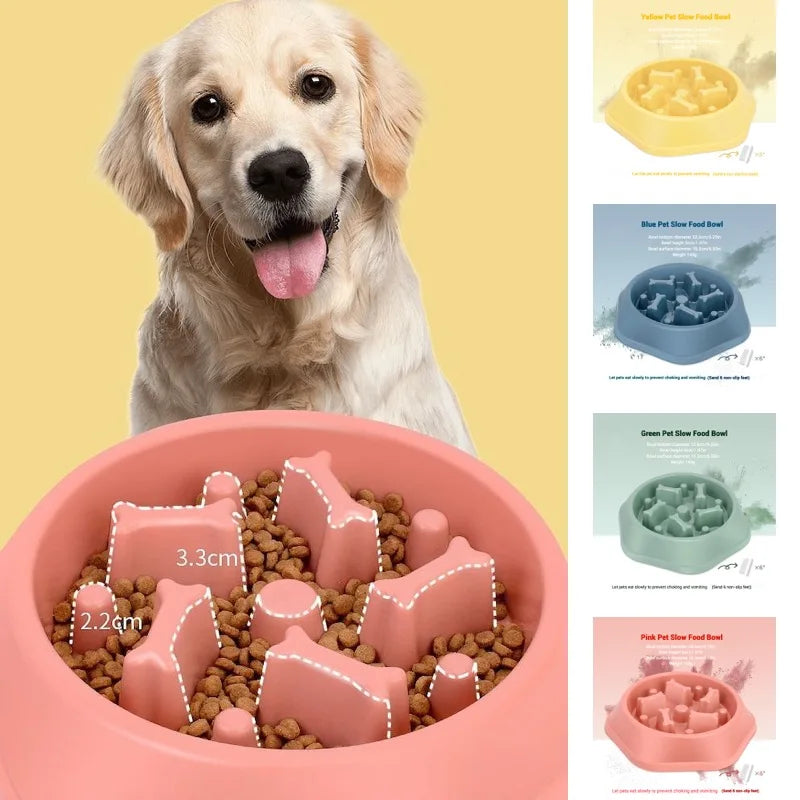 1.5-Cup Slow Feeder Bowl for Small and Medium Dogs – Labyrinth