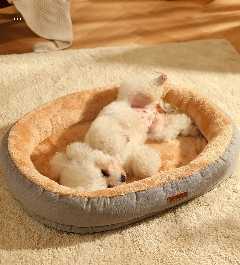 HOOPET Winter Comfortable Pet Mat Bed for Dogs Cats Fluff Sleeping Pad Dog Sofa Cushion Pet Calming Dog Bed House Pet Supplies
