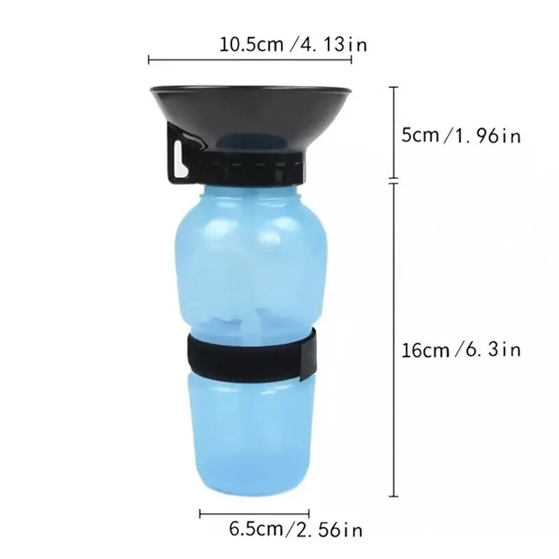 Gourde portable pour chien et chat — tasse d'hydratation pour promenades