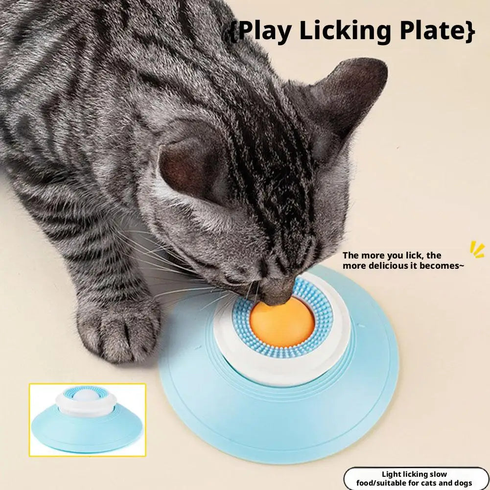 Balle à lécher anti-glouton pour chien et chat – Apaisante, anti-anxiété