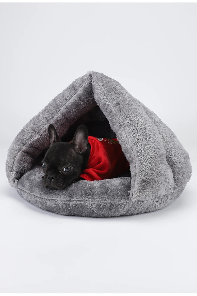 Lit douillet lavable pour chiens et chats — panier sofa en peluche toutes tailles