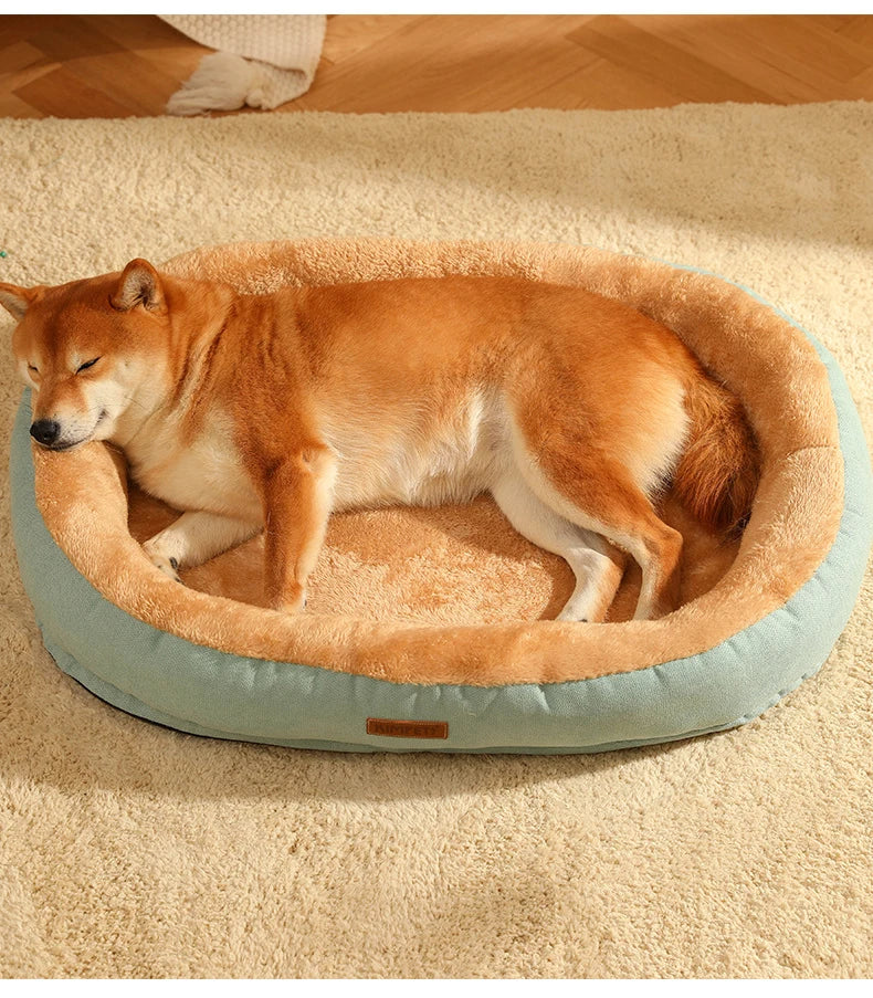 HOOPET Winter Comfortable Pet Mat Bed for Dogs Cats Fluff Sleeping Pad Dog Sofa Cushion Pet Calming Dog Bed House Pet Supplies