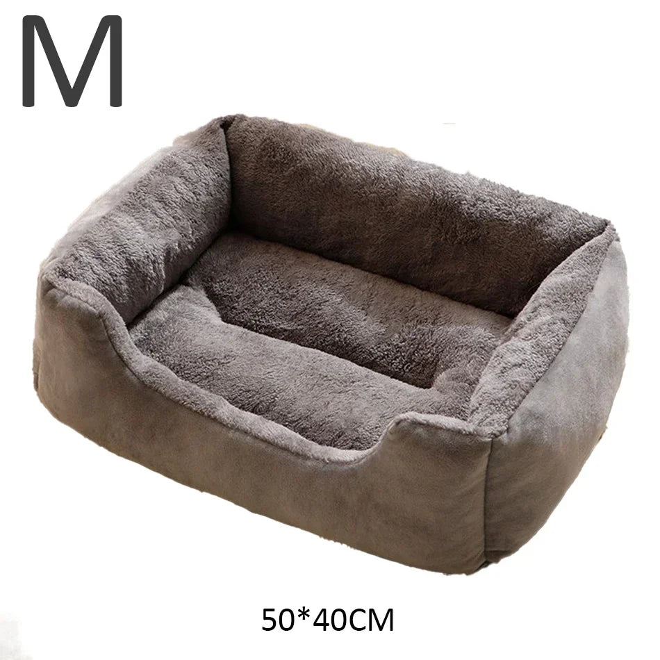 Lit panier maison douillet pour chat et chien — coussin confortable toutes tailles