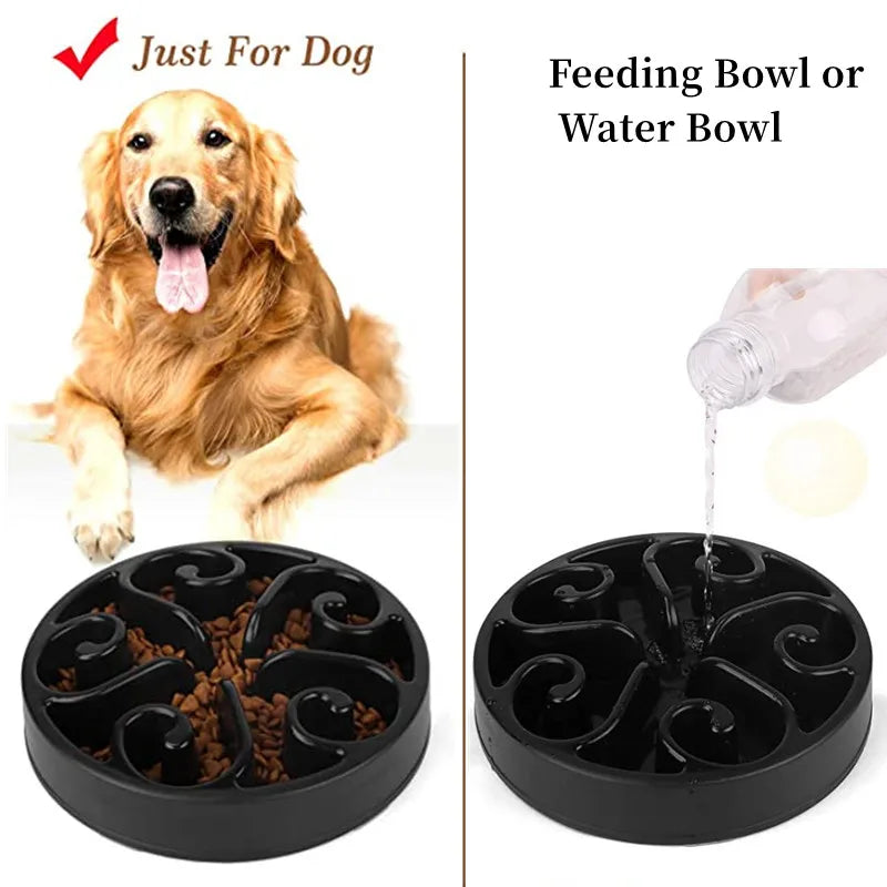 Gamelle anti-glouton puzzle pour chien – Antidérapante, grands et petits chiens