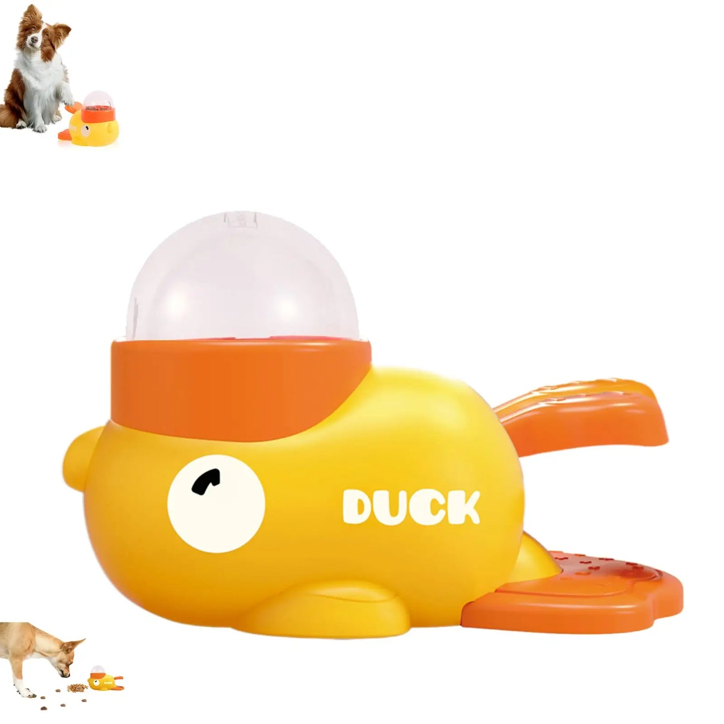 Anti-Gulping Duck Treat Dispenser for Small and Medium Dogs