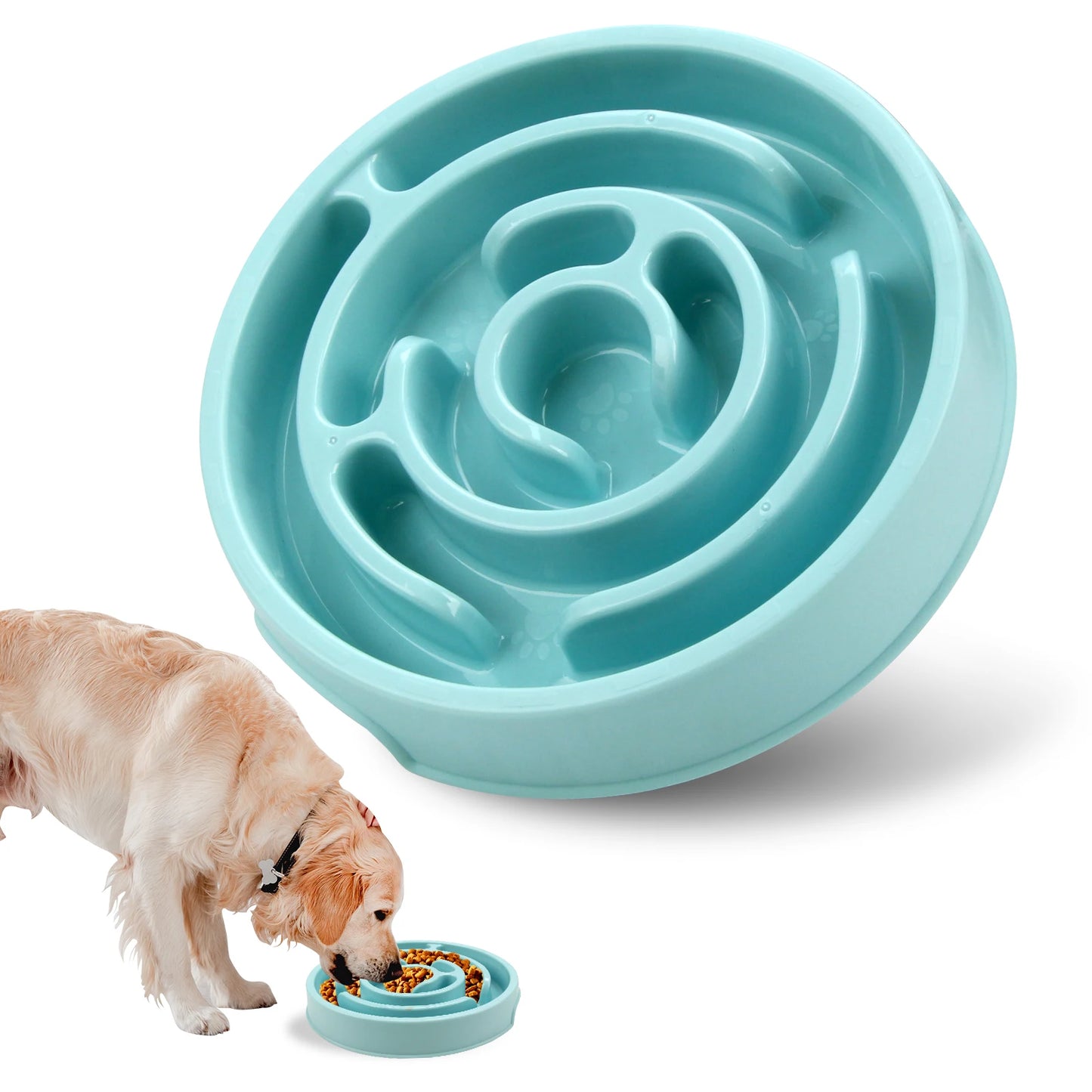 Gamelle anti-glouton labyrinthe pour chien et chat – Antidérapante