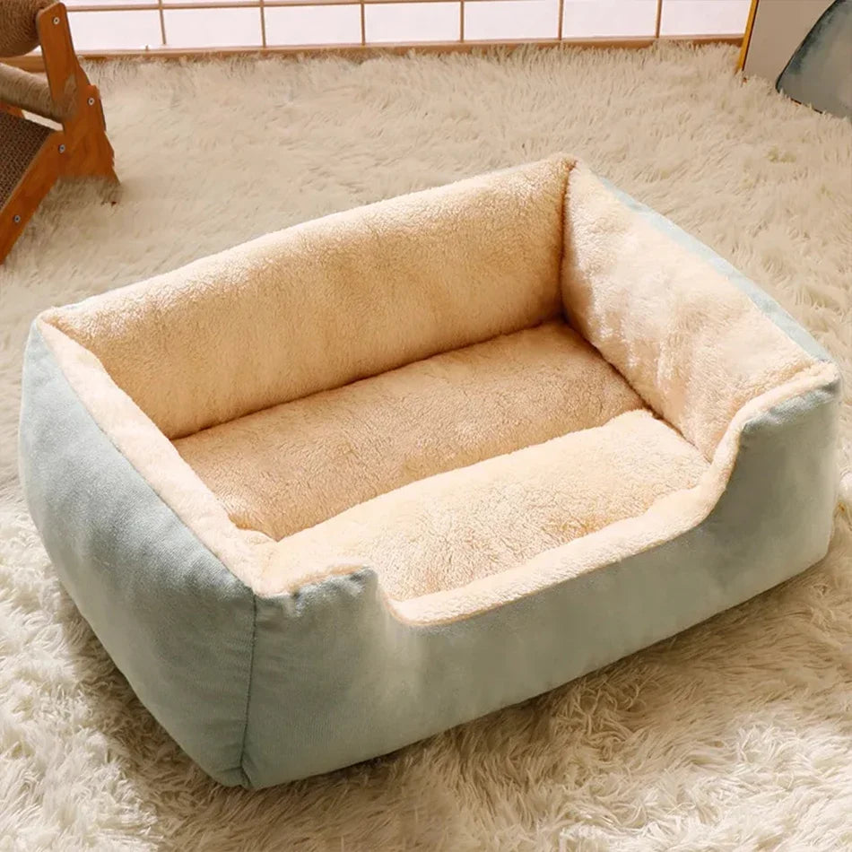 Lit panier maison douillet pour chat et chien — coussin confortable toutes tailles