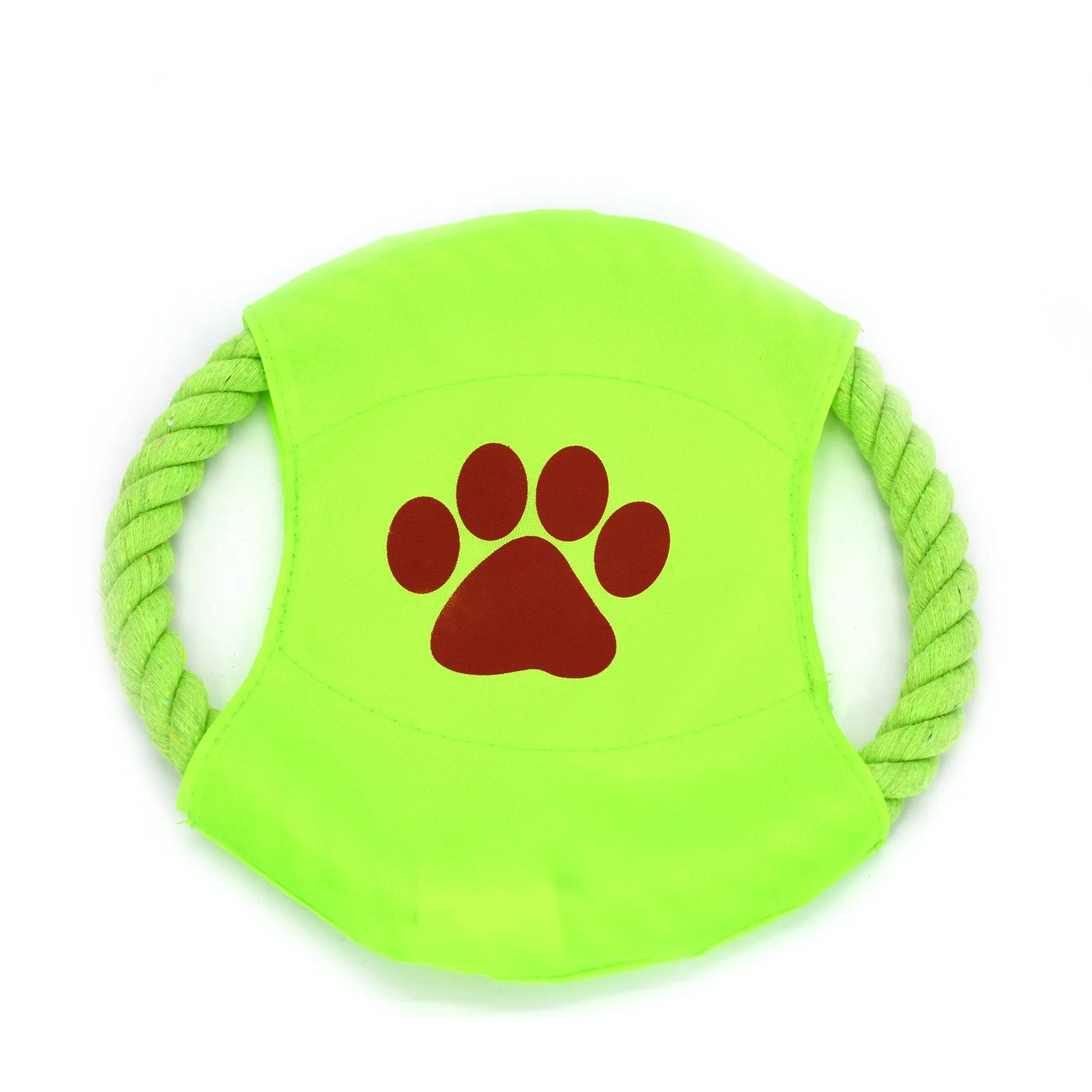 Durable Interactive Pet Dog Toy with Cotton Rope Outdoor Throwing Bite Resistant Fun Playtime Accessory for Dogs