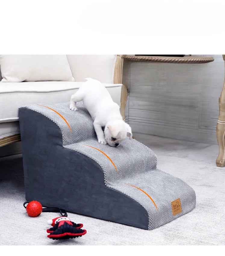 Escalier antidérapant démontable pour chien et chat — protection des hanches et articulations