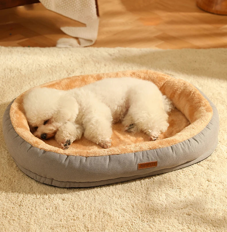 HOOPET Winter Comfortable Pet Mat Bed for Dogs Cats Fluff Sleeping Pad Dog Sofa Cushion Pet Calming Dog Bed House Pet Supplies