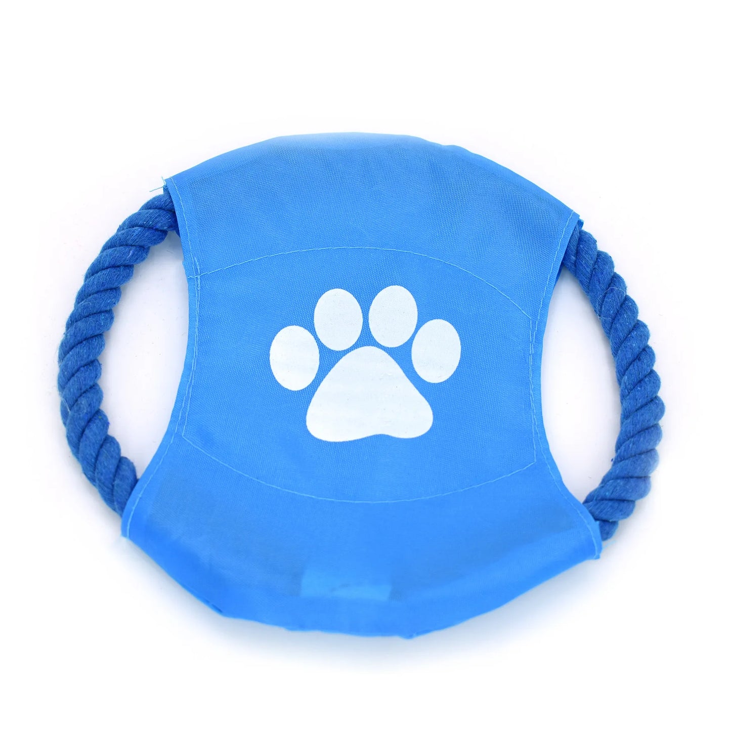 Durable Interactive Pet Dog Toy with Cotton Rope Outdoor Throwing Bite Resistant Fun Playtime Accessory for Dogs