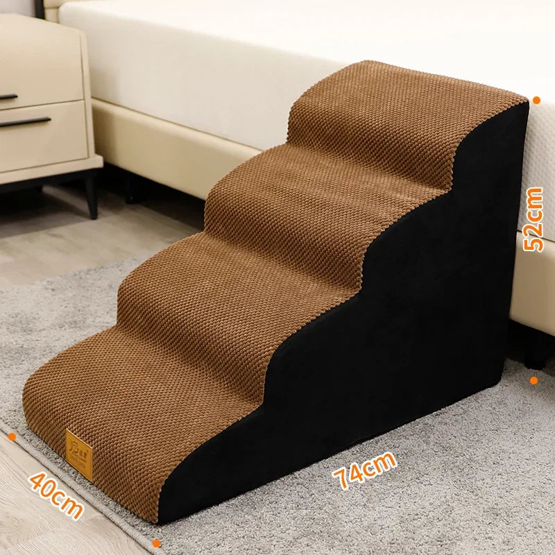 Escalier antidérapant démontable pour chien et chat — protection des hanches et articulations