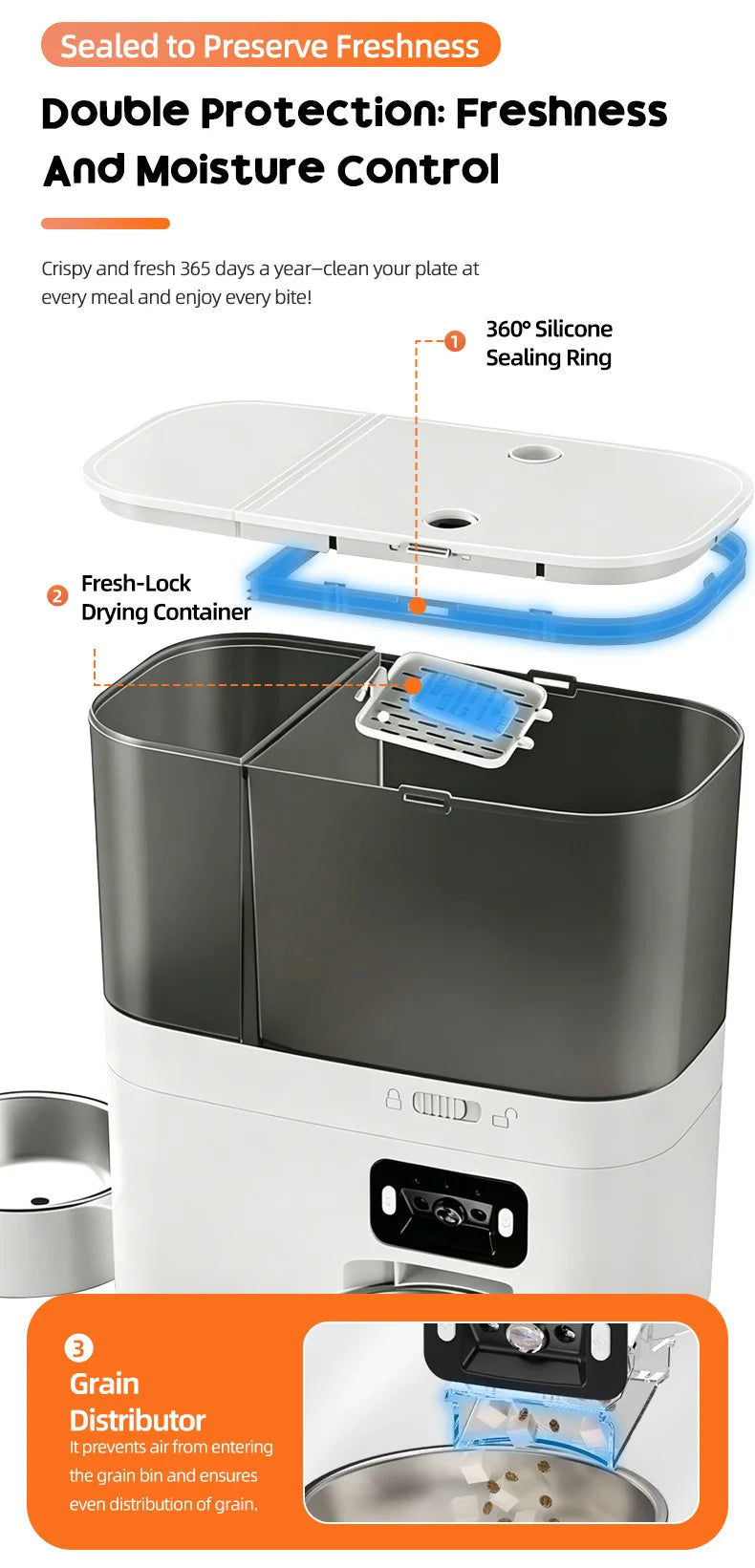 Automatic Camera Automatic Pet Feeder Water Fountain WIFI APP Video Smart Dog 5L Food Dispenser 3L Gravity Water Drinker Bowl