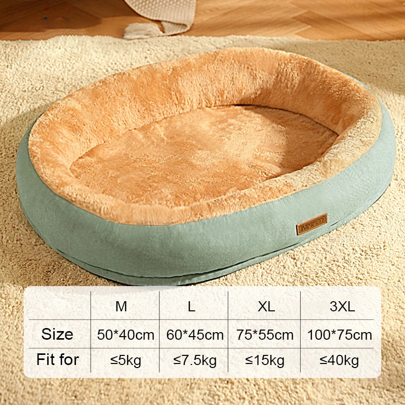HOOPET Winter Comfortable Pet Mat Bed for Dogs Cats Fluff Sleeping Pad Dog Sofa Cushion Pet Calming Dog Bed House Pet Supplies