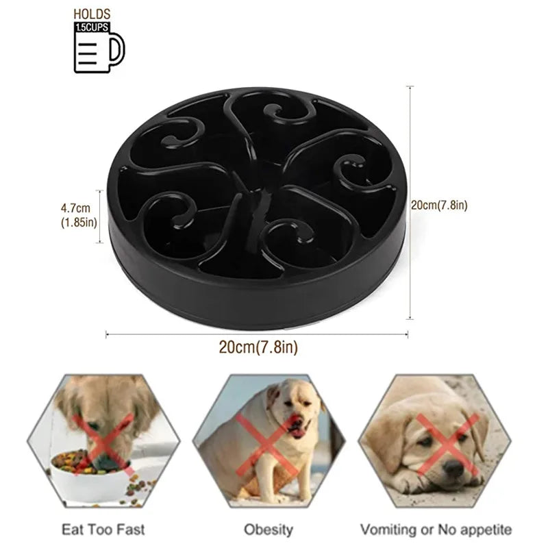 Gamelle anti-glouton puzzle pour chien – Antidérapante, grands et petits chiens