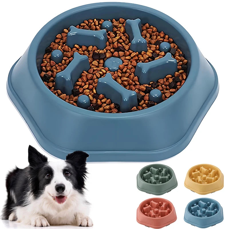 Slow Feeder Puzzle Bowl for Small to Medium Dogs – Non-Slip