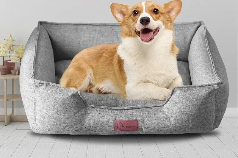 Lit respirant toutes saisons pour chien et chat — coussin sofa doux et apaisant